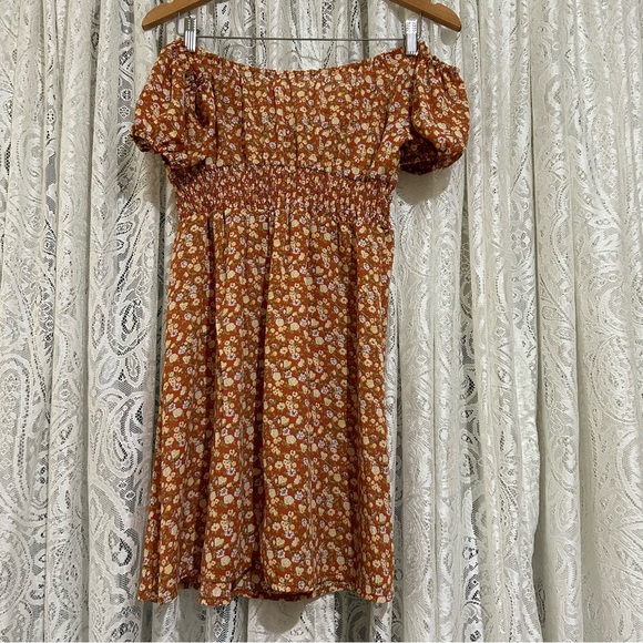 $5🔥 Love Tree off the shoulder mini dress. - Picture 2 of 6